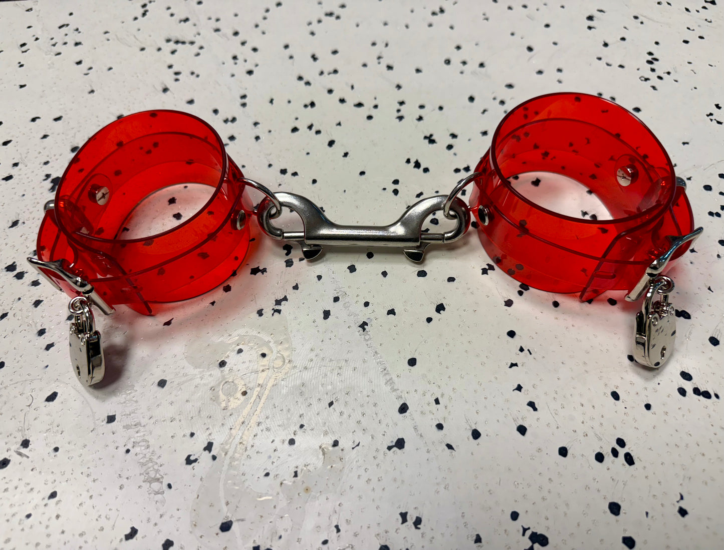 Cuff and steel hogtie set