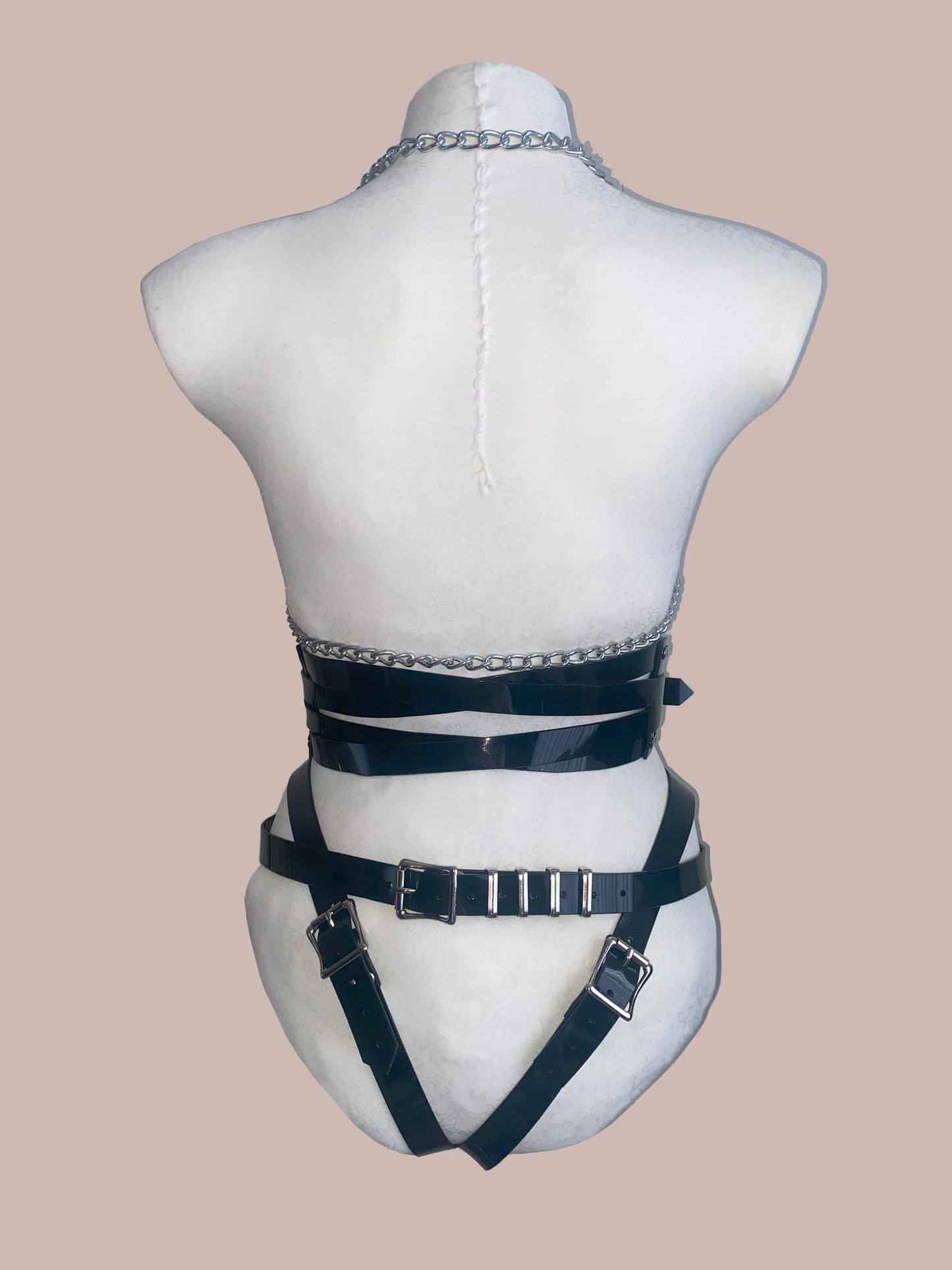 PVC Bound Waspie Corset