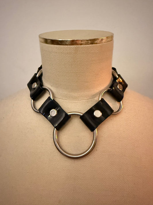 PVC 5 O-ring Necklace