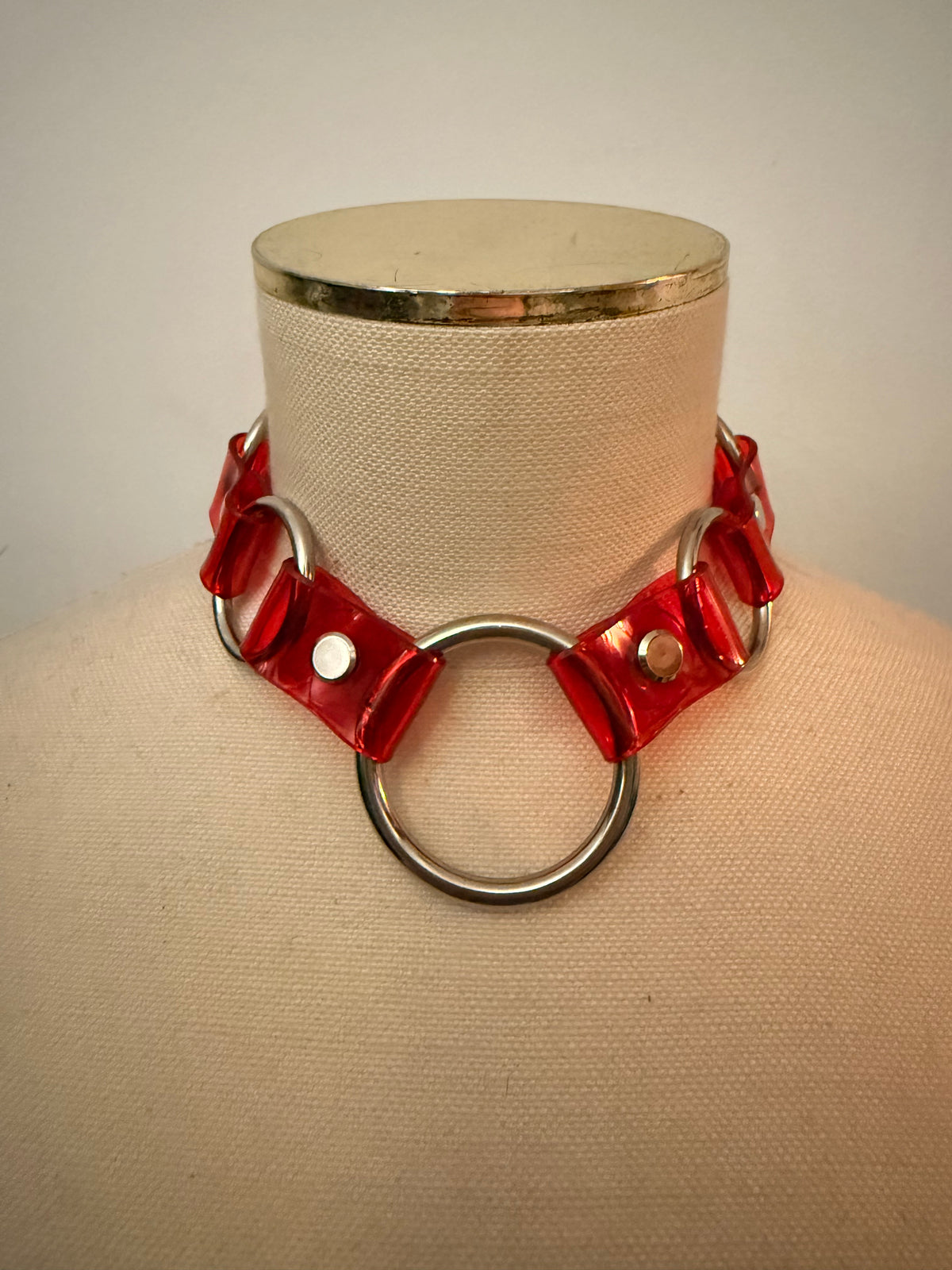 PVC 5 O-ring Necklace