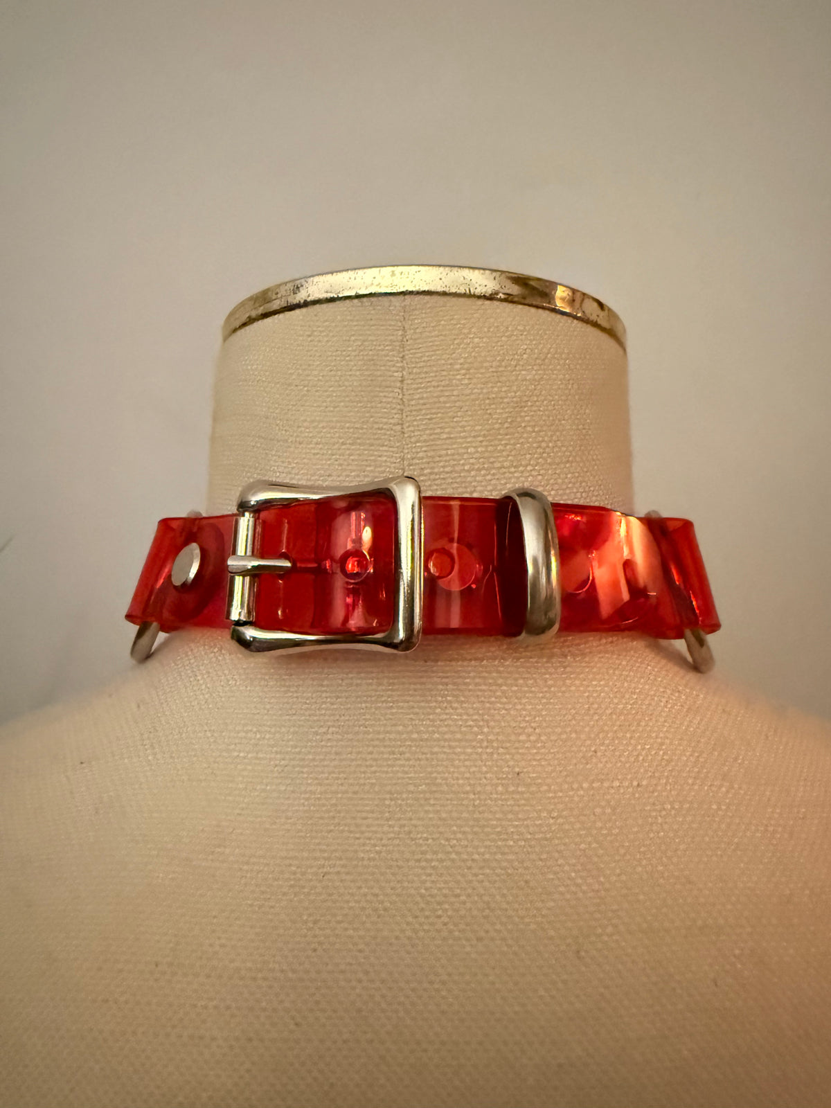 PVC 5 O-ring Necklace