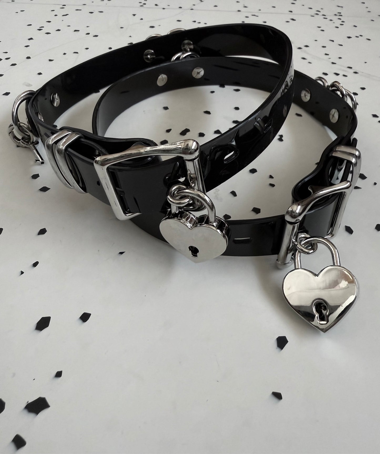 PVC Thigh Garters Pair
